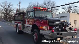 RARE Laytonsville Brush Engine 717 Responding [upl. by Ynafit]