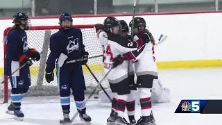 Beekmantown girls ice hockey wins fourth straight game [upl. by Combes]