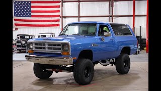 1986 Dodge Ramcharger For Sale  Walk Around [upl. by Adoh]