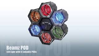 BeamZ Linkable LED Party Light  6 Light Pods [upl. by Shaner631]