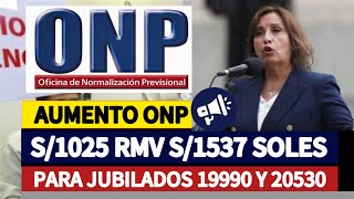 AUMENTO DE PENSIÃ“N SE APLICARÃA EN FORMA SEMESTRAL COMUNICADO ONP [upl. by Youlton]