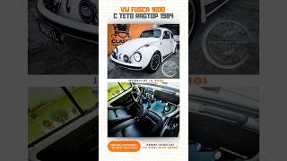 🔥 À VENDA VW Fusca 1600 c Teto Ragtop 1984 JacquillatClassificados 📱 41 998974462 c Júlio [upl. by Akino]