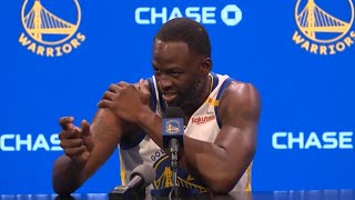 Draymond Green gets heated at reporter saying people are worried about him 😳 [upl. by Mailiw343]