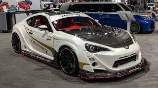 Scion FRS Turbo Concept One  Bulletproof Automotive  SEMA 2013 [upl. by Antonetta]