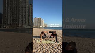 Abs and arms absworkout armexercises athomeworkout noequipmentworkout workoutroutine planks [upl. by Daly619]