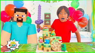 Ryans Birthday Special Minecraft theme with Kaji Family BDay [upl. by Ilsel253]