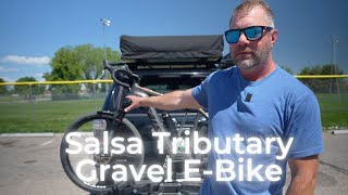 Salsa Tributary Sus Apex Eagle EBike Preview  Legit Gravel Bike x EBike [upl. by Cornew]