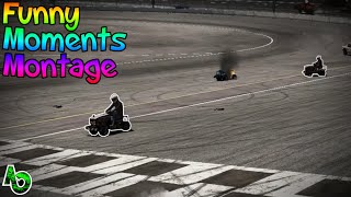 The Competitive Side of Lawn Mower Racing Wreckfest Funny Moments Montage [upl. by Ackerman]