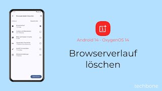 Browserverlauf löschen  OnePlus Android 14  OxygenOS 14 [upl. by Cattier]