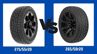 Tire Size 27555r20 vs 26550r20 [upl. by Adlemy878]