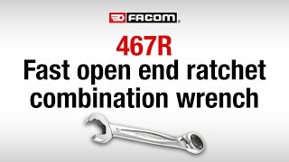 467R  FAST OPEN END RATCHET COMBINATION WRENCH short version [upl. by Itoc185]