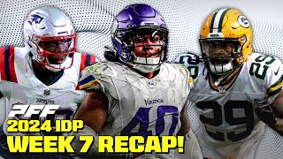 IDP Recap Week 7 Ivan Pace Jr NO MATTER WHAT  PFF Fantasy Podcast [upl. by Kallista]