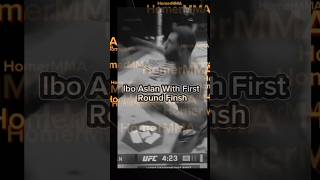 Ibo Aslans 51 Second TKO Victory shorts ufc308 [upl. by Aiello]