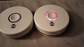 2 Kiddie Model P4010DCSW smoke alarm test [upl. by Eadahc243]