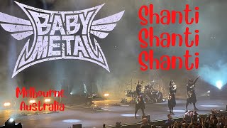 Babymetal  Shanti Shanti Shanti  Melbourne Australia Concert 11 June 2023 [upl. by Verity]