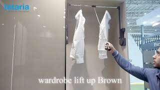 Ambos made in italy wardrobe lift up brown [upl. by Assirrem]