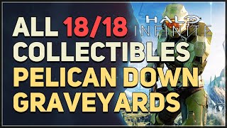 Pelican Down All Collectibles Halo Infinite Graveyards [upl. by Zahara]