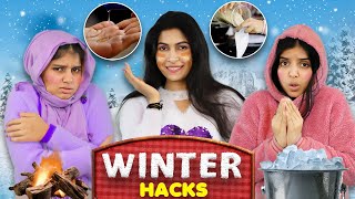 WINTER Hacks  Rich vs Normal  Makeup amp Beauty  Anaysa [upl. by Atirec]