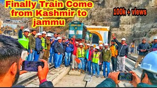 FINALLY TRAIN COMES FROM KASHMIR TO SUMBER AND THEN JAMMU [upl. by Demah]