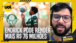 ENDRICK PODE RENDER MAIS R 765 MILHÕES AO PALMEIRAS DANILO LAVIERI CONTA AS METAS QUE FALTAM [upl. by Nivlad]