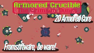 I made Armored core but 2D  AC Crimson Dunes devlog [upl. by Mialliw]