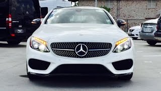 2017 Mercedes Benz C Class C300 Coupe Full Review  Exhaust Start Up Short Drive [upl. by Nanny]