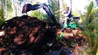 Towable ATV Backhoe  Pure Digging Part 1 [upl. by Shutz]