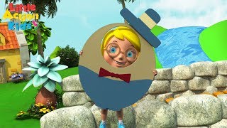 Humpty Dumpty Sat on a Wall 🏰  Popular Nursery Rhymes Songs  Sing amp Dance With Little Action Kids [upl. by Ruscher51]