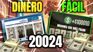 😀MISIONES QUE DAN MUCHO DINERO EN GTA 5 ONLINE SOLO SIN AYUDA PS4 PC PS5 [upl. by Styles]