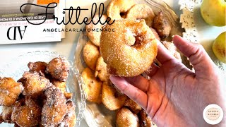 FRITTELLE O FRITTOE DI CARNEVALE TIPICHE VENEZIANE CON UVETTA amp CIAMBELLE DI MELE FRITTE [upl. by Pas]