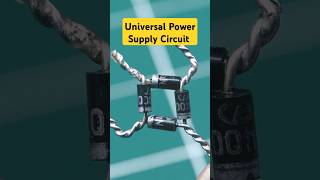 Universal Power Adapter Circuit  100 Worked experiment 12vbatterycharger diy [upl. by Nylek]