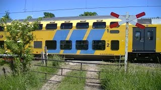 Spoorwegovergang Soest  Dutch railroad crossing [upl. by Scarlett938]