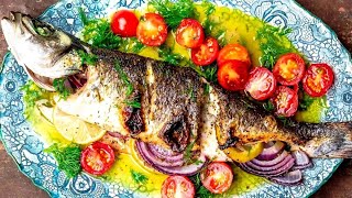 20Minute Whole Roasted Branzino [upl. by Hannahsohs]