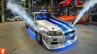 Building a Modern Day Fast amp Furious R34 Skyline  Part 6 [upl. by Ydnolem]