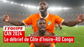 Côte dIvoire 10 RD Congo  Le débrief de la qualification des Éléphants en finale de la CAN [upl. by Cath426]