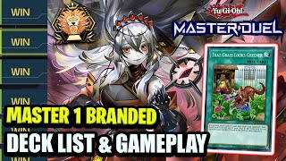 Branded BEST Deck My NEW MASTER 1 BRANDED DESPIA Deck List amp Gameplay Master Duel [upl. by Eirojram773]