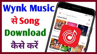 Wynk music se song download kaise kare  How to download songs in wynk music app  Tech Surang [upl. by Baras218]