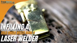 Infilling a Gold Omega Watch Using a Laser Welder  PAUL PAINES WORKSHOP [upl. by Hueston]