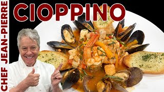 A Seafood Lovers Dream Cioppino  Chef JeanPierre [upl. by Aiclef247]