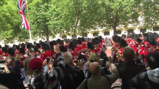 Trooping the Colour Rehearsal 2015 [upl. by Naitsirc]