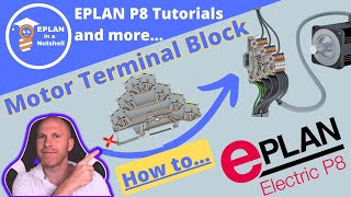 How to Motor terminal block in EPLAN [upl. by Niasuh449]