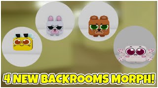 How to get ALL 4 NEW BACKROOMS MORPHS PET SIMULATOR X  Roblox [upl. by Munniks]