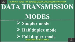 DATA Transmission Modes Explained Hindi [upl. by Lambrecht]