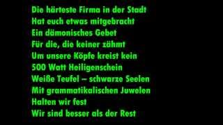 Böhse Onkelz  Die Firma Lyrics [upl. by Vita708]