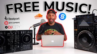 Where Do DJs Get Their Music In 2024   FREE MUSIC PACK [upl. by Cannell]