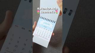 Kalender Meja Aesthetic🌷 kalenderaesthetic kalendermeja kalender2025 [upl. by Madai]