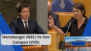 Hertzberger NSC VS VVDer quotHet is ONZIN er zijn GEEN redenen geweest om de GRONDWET te NEGERENquot [upl. by Attenhoj]