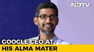 Googles CEO On Ragging Canteen Food And Hostel Life [upl. by Donavon497]