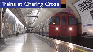 London Underground Bakerloo And Northern Line Trains At Charing Cross [upl. by Tomi]