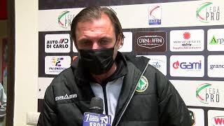 FoggiaAvellino20Mister Gautieri nel post gara [upl. by Newg]